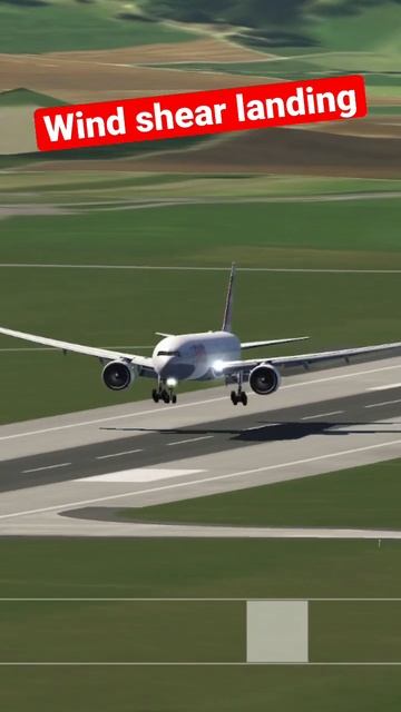 SWISS B777 Strong Wind Shear And Soft Touch Down I Aerofly FS 2022