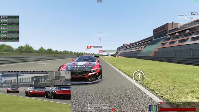 Две классные гонки на BMW Z4 GT3 | Assetto Corsa смотреть онлайн
