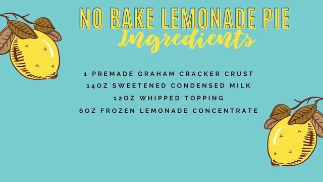 No-Bake Lemonade Pie Ingredients | MOAS Summer Baking Series смотреть онлайн