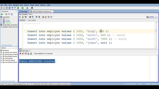 24 CHECK Constraint смотреть онлайн