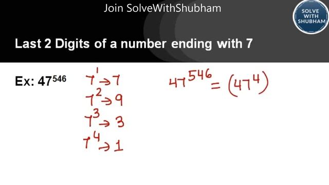 Last 2 digits of a number ending in 3,7,9|CAT XAT SSC CGL смотреть онлайн