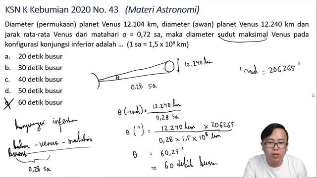Pembahasan KSN K Kebumian 2020 (part 4) : bagian astronomi-3 (last) | Step by step & Mudah Dipahami смотреть онлайн