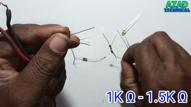 How To Select Resistance Value For 5v Led 12v Led 220v Ac Led | Led Resistor Values | Azad Technica