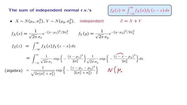 L12.4 The Sum of Independent Normal Random Variables смотреть онлайн
