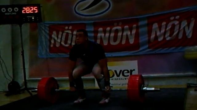 Stefan Kropf Deadlift 282,5kg Austria Cup POWERBUNKER.AT смотреть онлайн