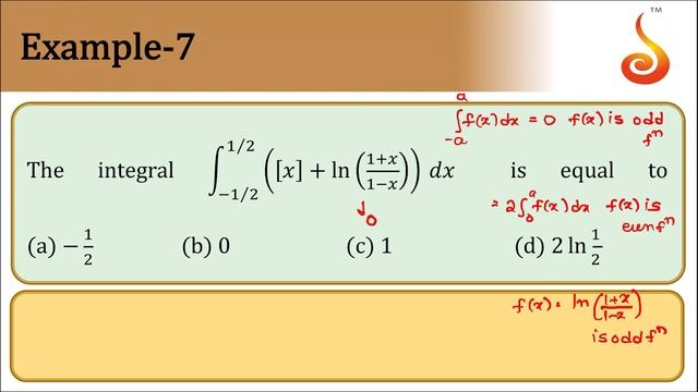 PU 2 | Stage 1 | Maths | Definite Integrals | Lecture 2 | Slide 7 | EX 7 смотреть онлайн