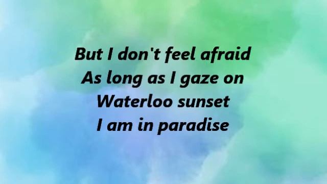 The Kinks - Waterloo Sunset (Lyrics) смотреть онлайн