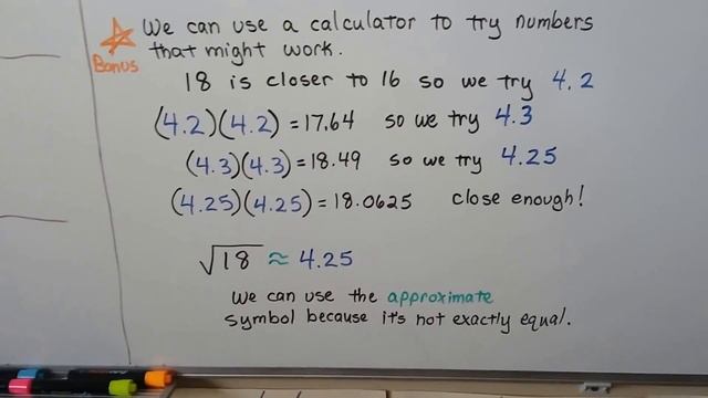 G.E.D. Math 20b, Square Roots смотреть онлайн