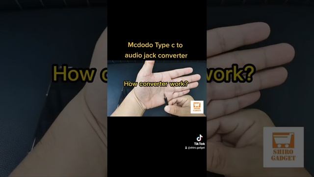 Mcdodo Type C To Audio Jack 3.5mm Converter With 60w Fast Charging