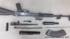 Неполная сборка разборка автомата AK-74