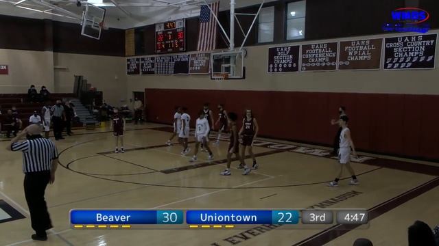 WPIAL Boys Basketball Playoffs Beaver at Uniontown 3/1/21 Part 2 of 3. смотреть онлайн