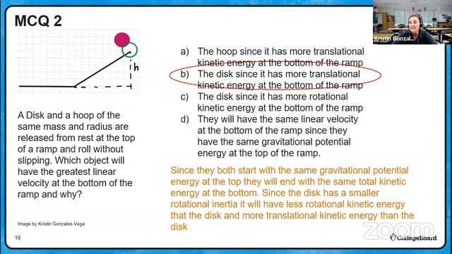2021 Live Review 8 | AP Physics 1 | Understanding Rotational Energy and Momentum смотреть онлайн
