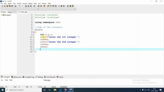 C++ Programming|Variables And Some Operator In C++|(Tutorial - 2)