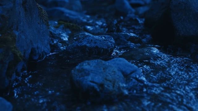 【睡眠用BGM/自然音】夜の優しい水の音で深い眠りへ｜睡眠導入・瞑想・疲労回復・癒し｜水の音のみ｜自然音/ASMR