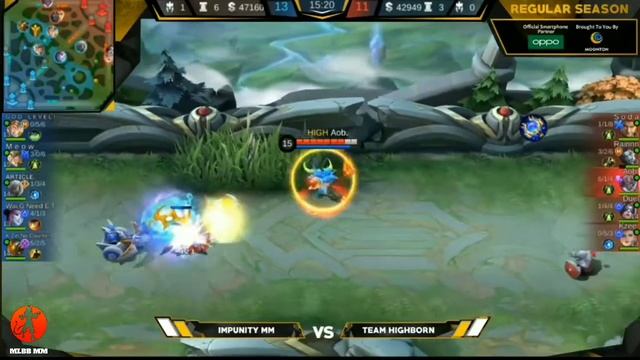 IMPUNITY MM vs Team Highborn Game 3 Regular season Week 4 Day 1 смотреть онлайн