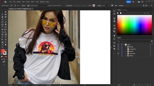 Make MOCKUPS In Illustrator