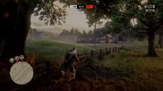 King of the Castle Solo Win VS. SSF-GIRL & Posse — Red Dead Online смотреть онлайн