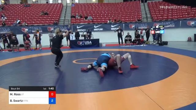 78 Lbs Rr Rnd 1 - Michael Ross, Utah Vs Brad Swartz, Fitness Quest Wrestling Club 118c смотреть онлайн