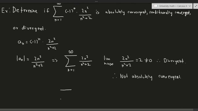 Calculus II: Absolute and Conditional convergence смотреть онлайн
