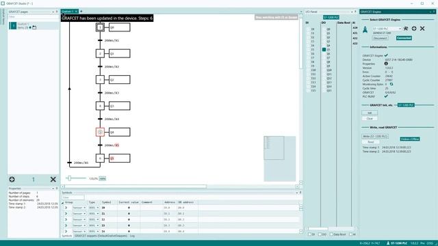 The magic trick with the Siemens S7-1200 and Grafcet DIN EN 60848 смотреть онлайн