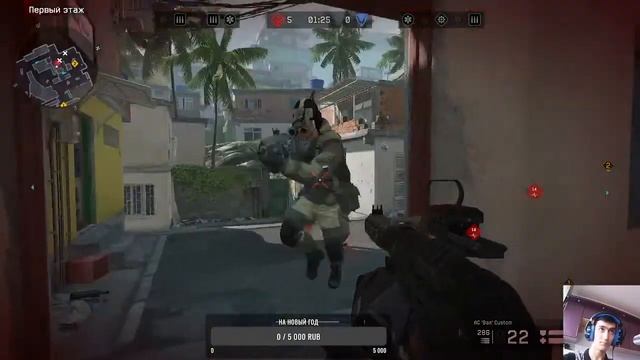 Играем в Warface идём до 1 Лиги РМ