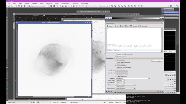 PixInsight Star Reduction Via Midtones Adjustments And Blending (by B. Blanshan)