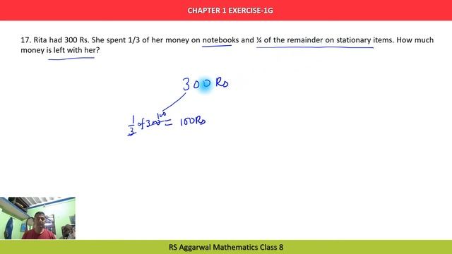 Rita had rupees 300 She spent 1/3 of her money on notebooks смотреть онлайн