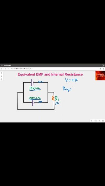 Equivalent EMF, Class 12 Physics, CBSE NCERT #shorts
