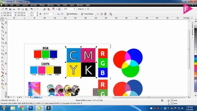 difference between RGB & CMYK? In Hindi смотреть онлайн