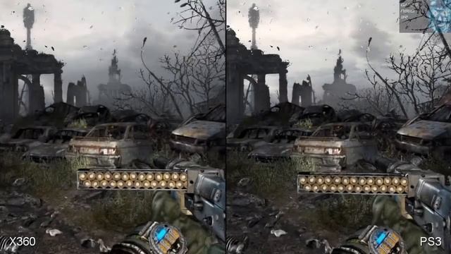 Metro Last Light Gameplay Xbox 360 vs PS3 смотреть онлайн