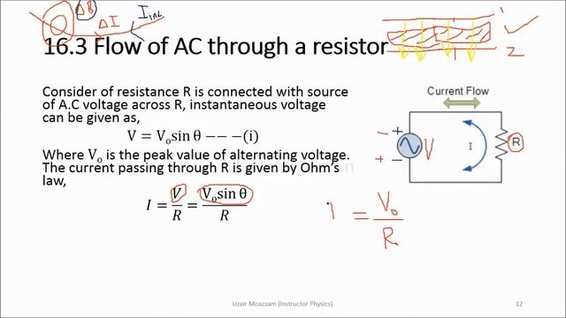 16.2 AC Circuit and 16.3 AC through a Resistor смотреть онлайн