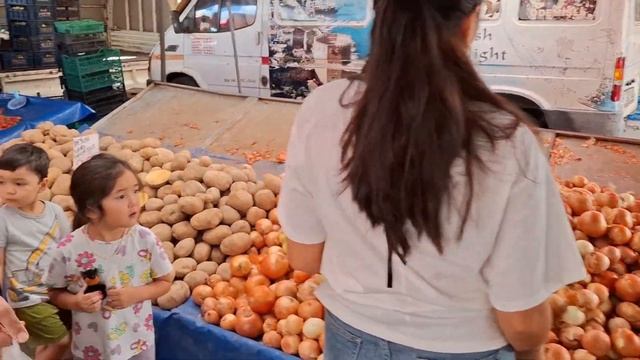ЦЕНЫ НА ПРОДУКТЫ И ВЕЩИ В ТУРЦИИ. РЫНОК В АЛАНЬЕ. #турция #аланья #turkey #alanya #базар #рынок смотреть онлайн