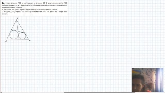 Разбор 461 варианта Ларина, 14, 17 задания смотреть онлайн