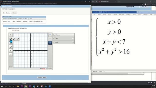 Graph the system of inequalities on WebAssign смотреть онлайн