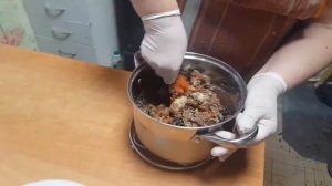 Приготовление талгана с курагой