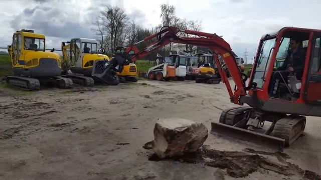 Handelskontor-MV Sortergreifer Umbau Greifer R45 für Minibagger Yanmar B25V смотреть онлайн