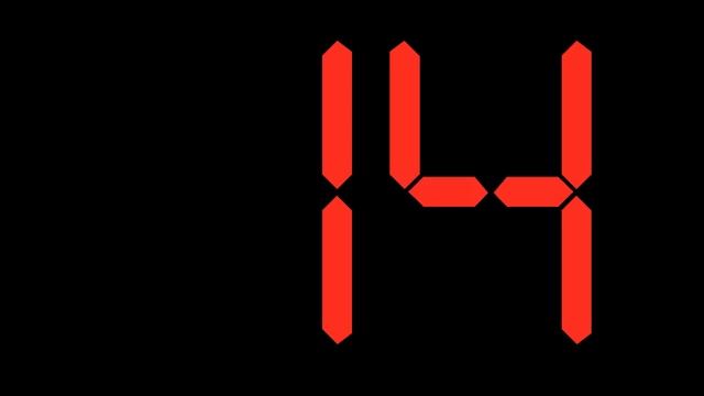 60 Second Red LCD Countdown Timer смотреть онлайн