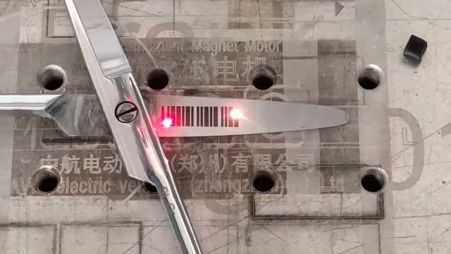 bar code laser marking machine for surgical scissors with 20 watt power ------ OPTIC TECH смотреть онлайн