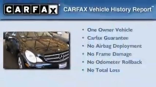 Preowned 2007 Mercedes-Benz R350 4MATIC Belmont CA смотреть онлайн