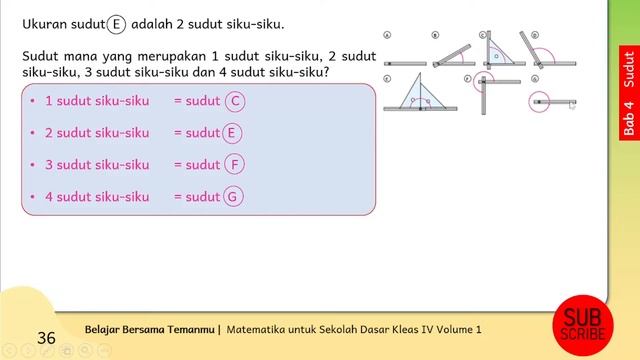 KUNCI JAWABAN MATEMATIKA KELAS 4 HALAMAN 36-37 VOLUME 1 KURIKULUM MERDEKA смотреть онлайн