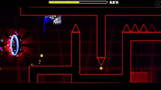 прохожу секретный уровень в Geometry Dash