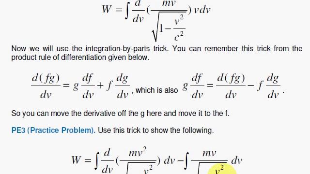 EMT-E6. Work and E = mc^2 (Derivation of E = mc^2) смотреть онлайн