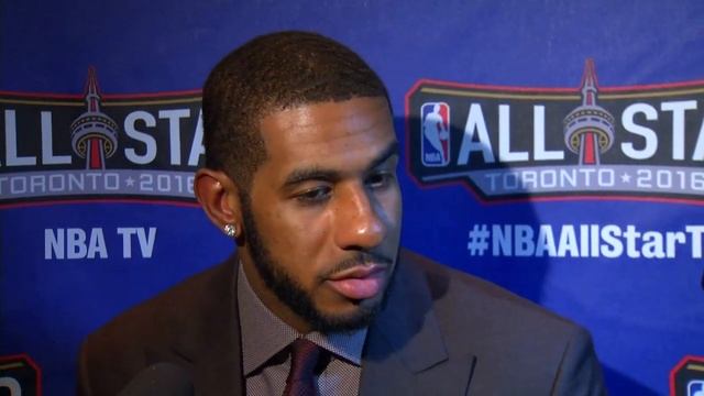 NBA All-Star Sunday Post Game Podium: LaMarcus Aldridge - February 14, 2016 смотреть онлайн