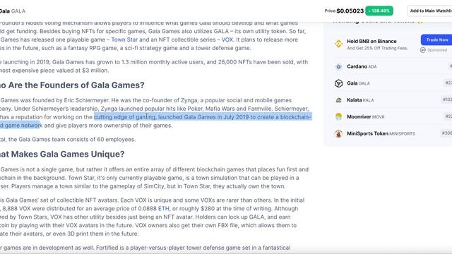 Gala Games Is EXPLODING! New NFT Gaming Platform Founded By Zynga Founder Has Serious Potential!?