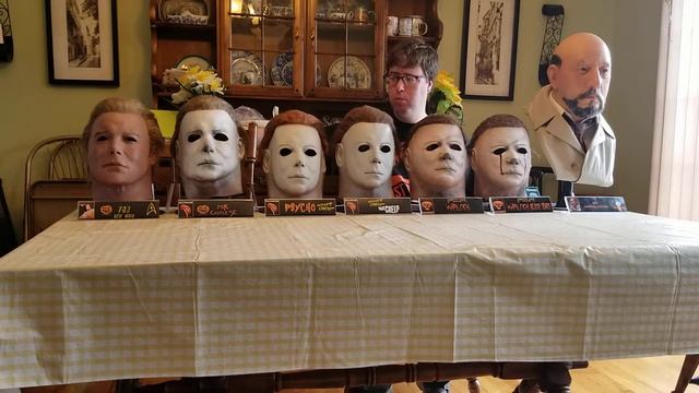 Michael Myers Halloween 1 and 2 mask collection смотреть онлайн