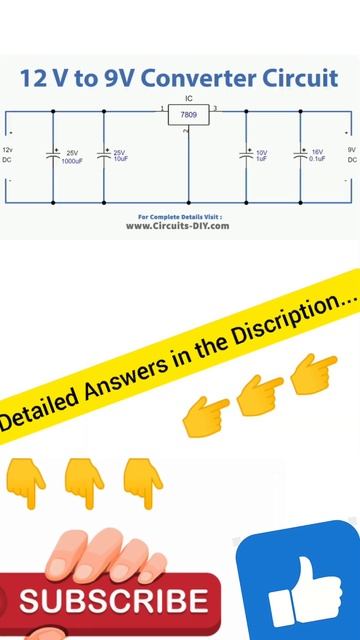 How do you reduce 12V DC to 9V DC? #basicelectrical #voltageregulator #converters #DC-DC #12V-9V #I смотреть онлайн