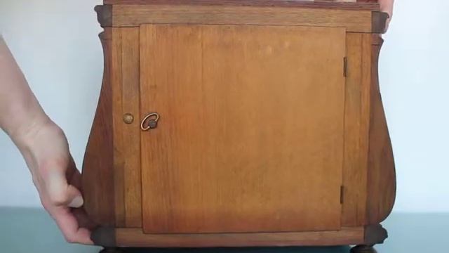 BWL BERGER & WURKER Germany Antique Large TOP Clock Chime SOLID Wood Art Deco смотреть онлайн