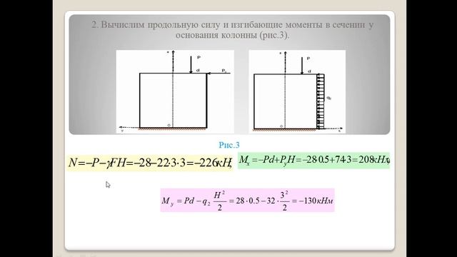 Внецентренное сжатие смотреть онлайн