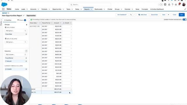 How to Create a Growth Report in Salesforce Lightning смотреть онлайн