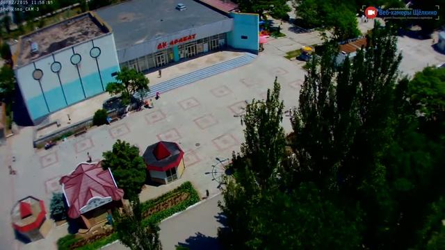 Центр Щёлкино, 02.06.2015 - time-lapse с камеры 3 смотреть онлайн